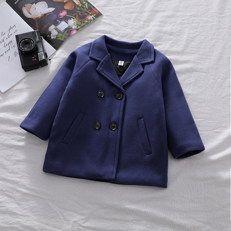 Boys Navy Winter Coat