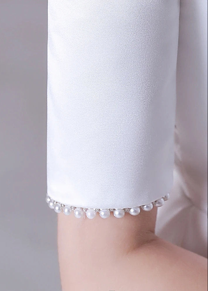 First Holy Communion Dress - Full Length Satin Dress