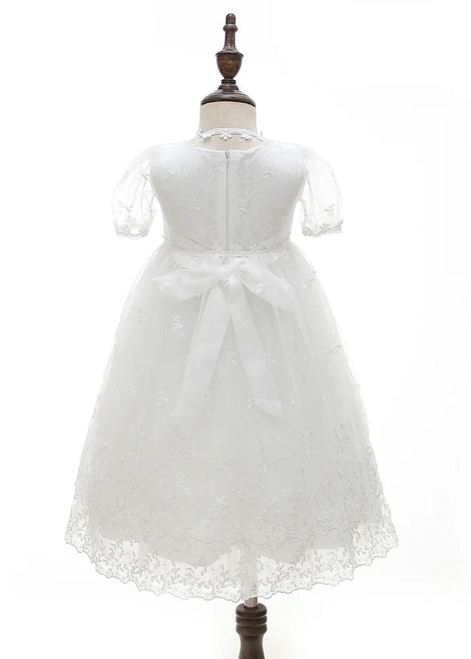 Baby Girl Christening Gown With Coat