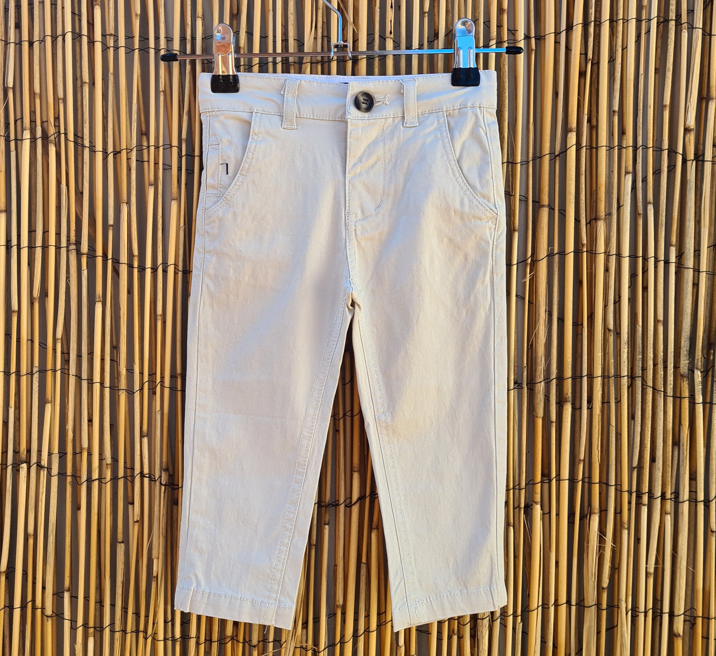 Boys Chino Light Pants With Adjustable Waist