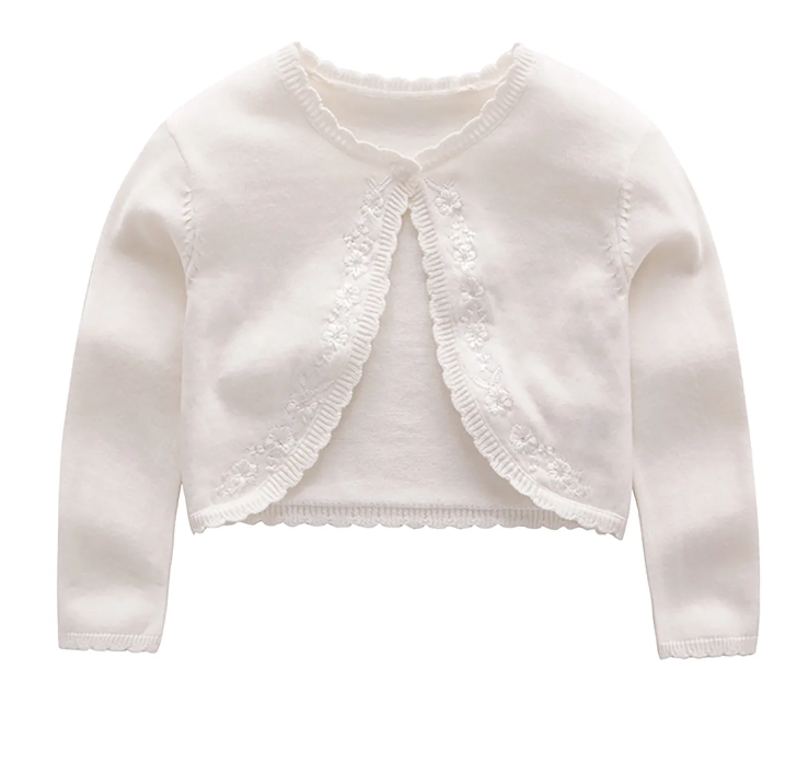 Baby Girl White Cardigan