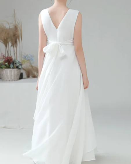 First Communion Dress - Chiffon Dress