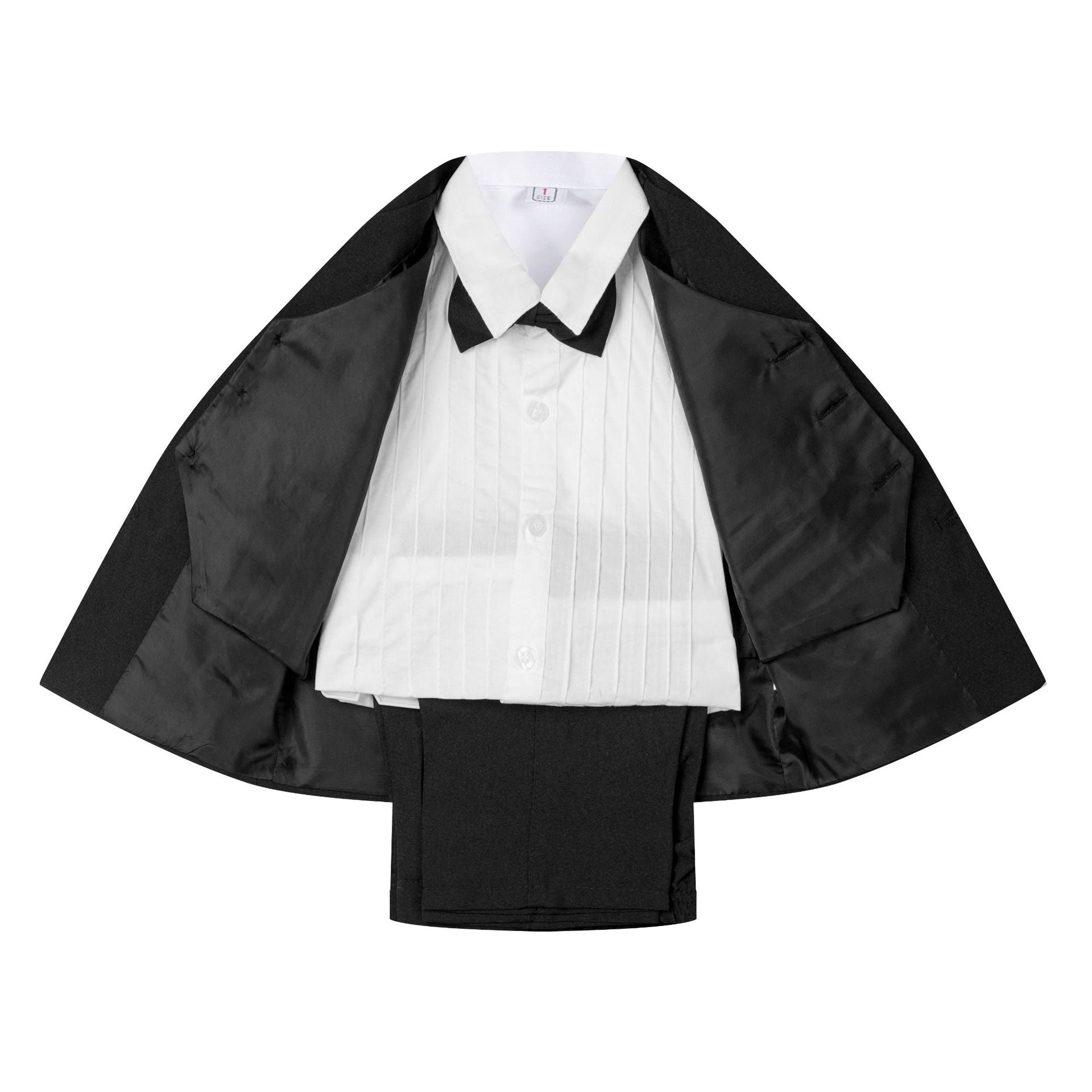 Baby Boy Black Suit 5pcs Set