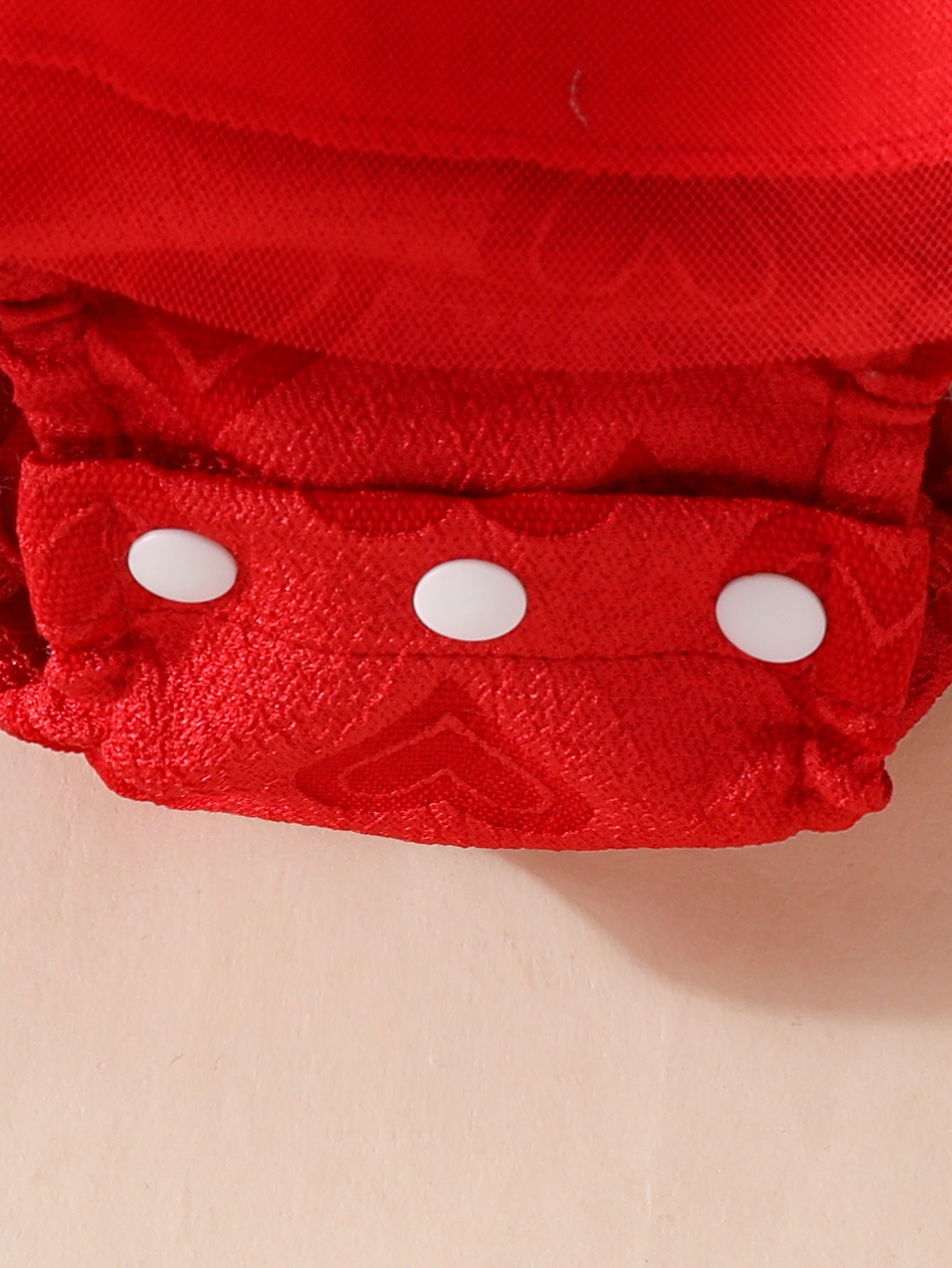 Baby Girl Red Romper Dress With Headband