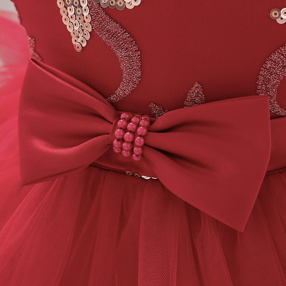 Baby Girl Red Tutu Dress