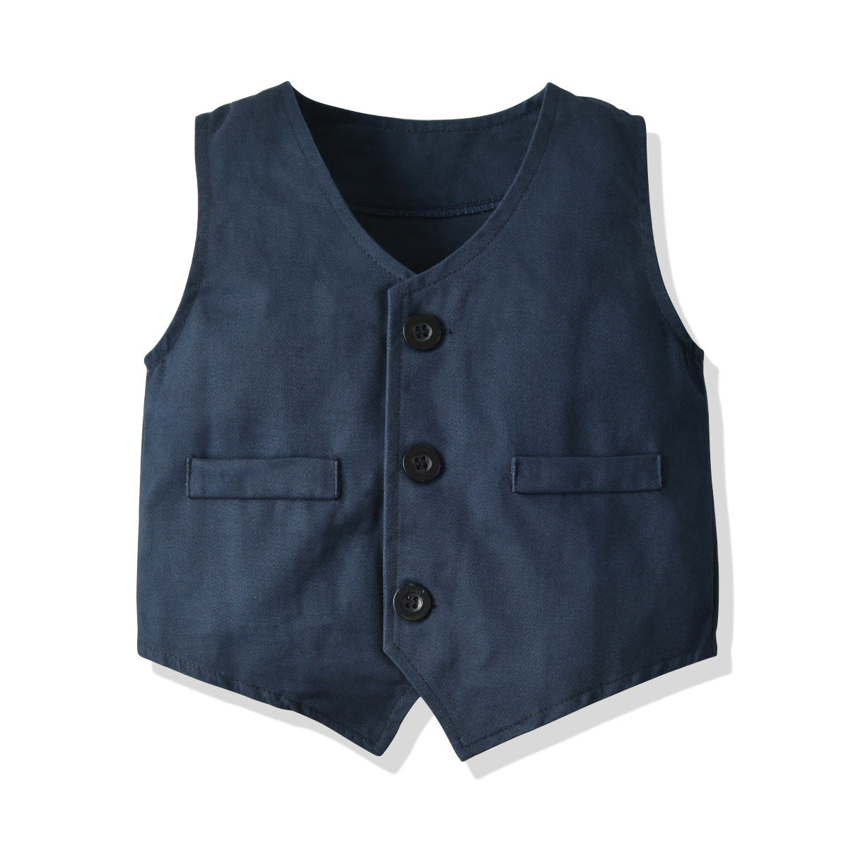 Baby Boy Vest Suit Set - Navy
