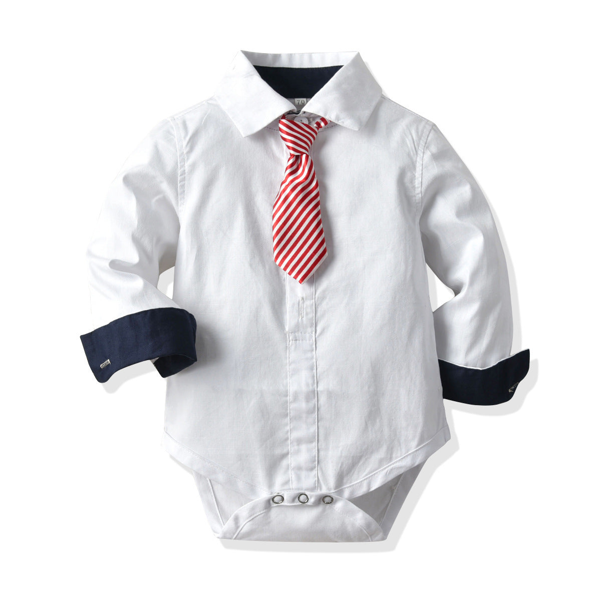 Baby Boy Vest Suit Set - Navy