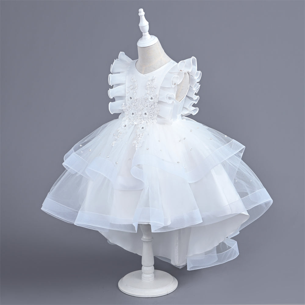 High Low White Dress