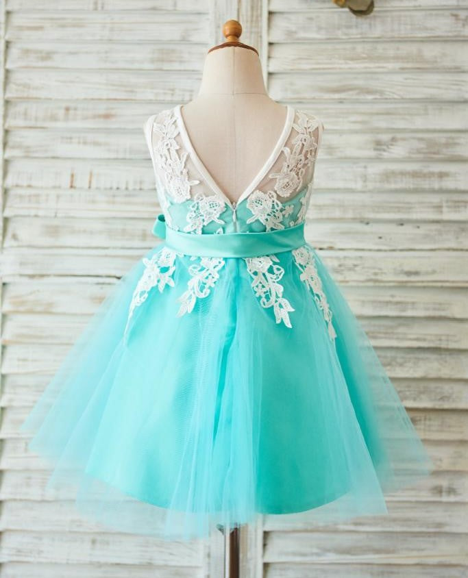 Girls Turquoise Dress