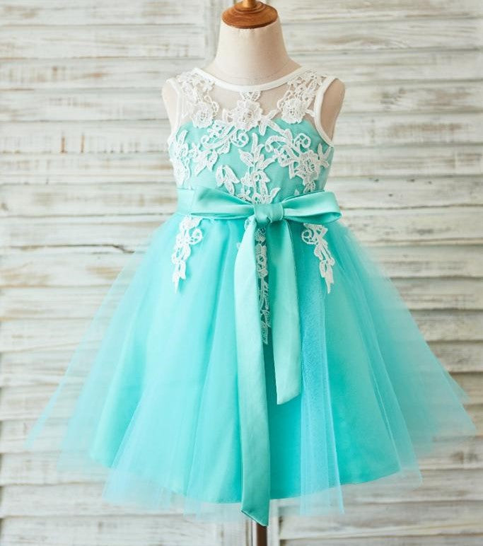 Girls Turquoise Dress