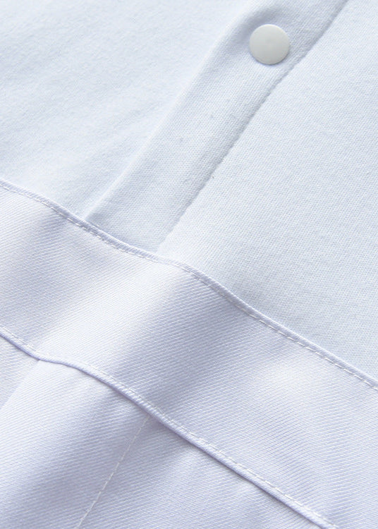 Baby Boy Baptism White Suit with Hat