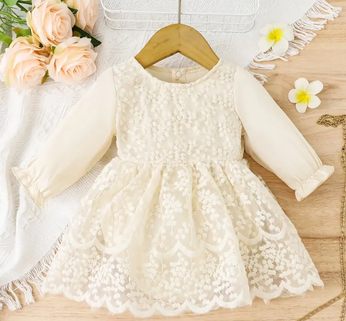 Newborn baby full outlet sleeve dress