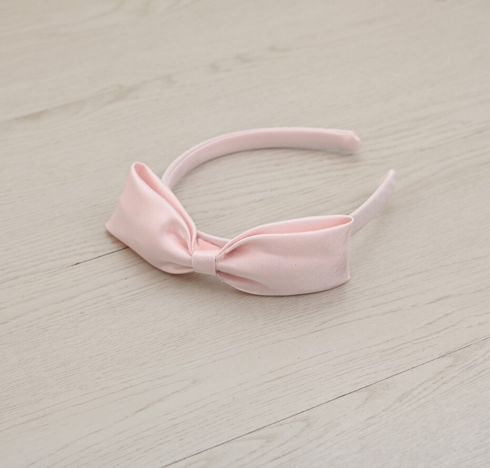 Baby Girl Soft Shiny Dress With Headband