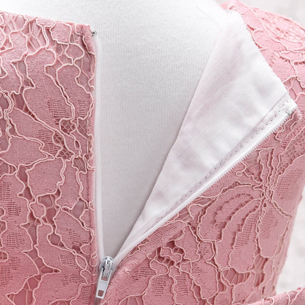 Baby Girl Lace Dress - Pink