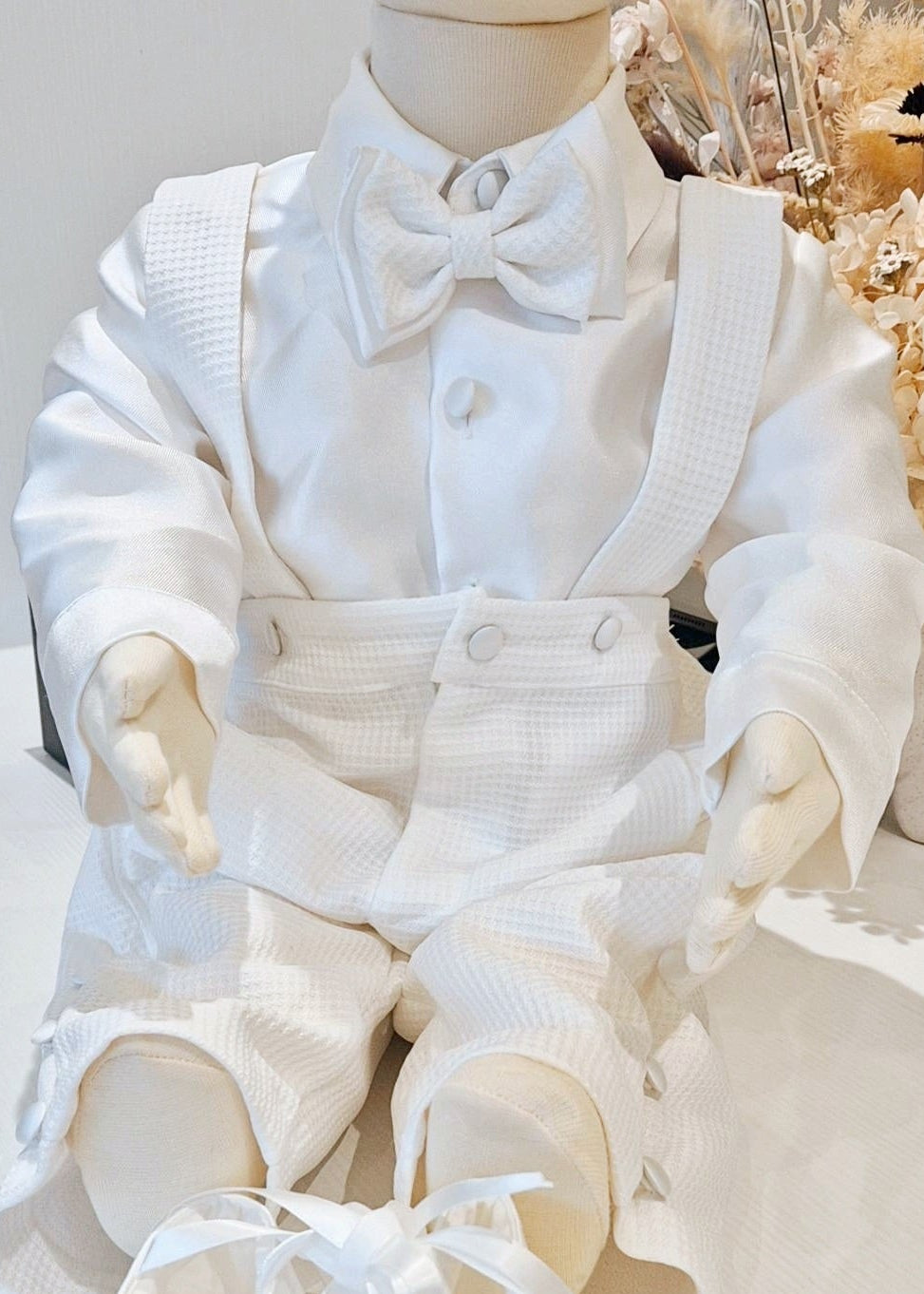 Baby Boy Christening Outfit - Mikado Set