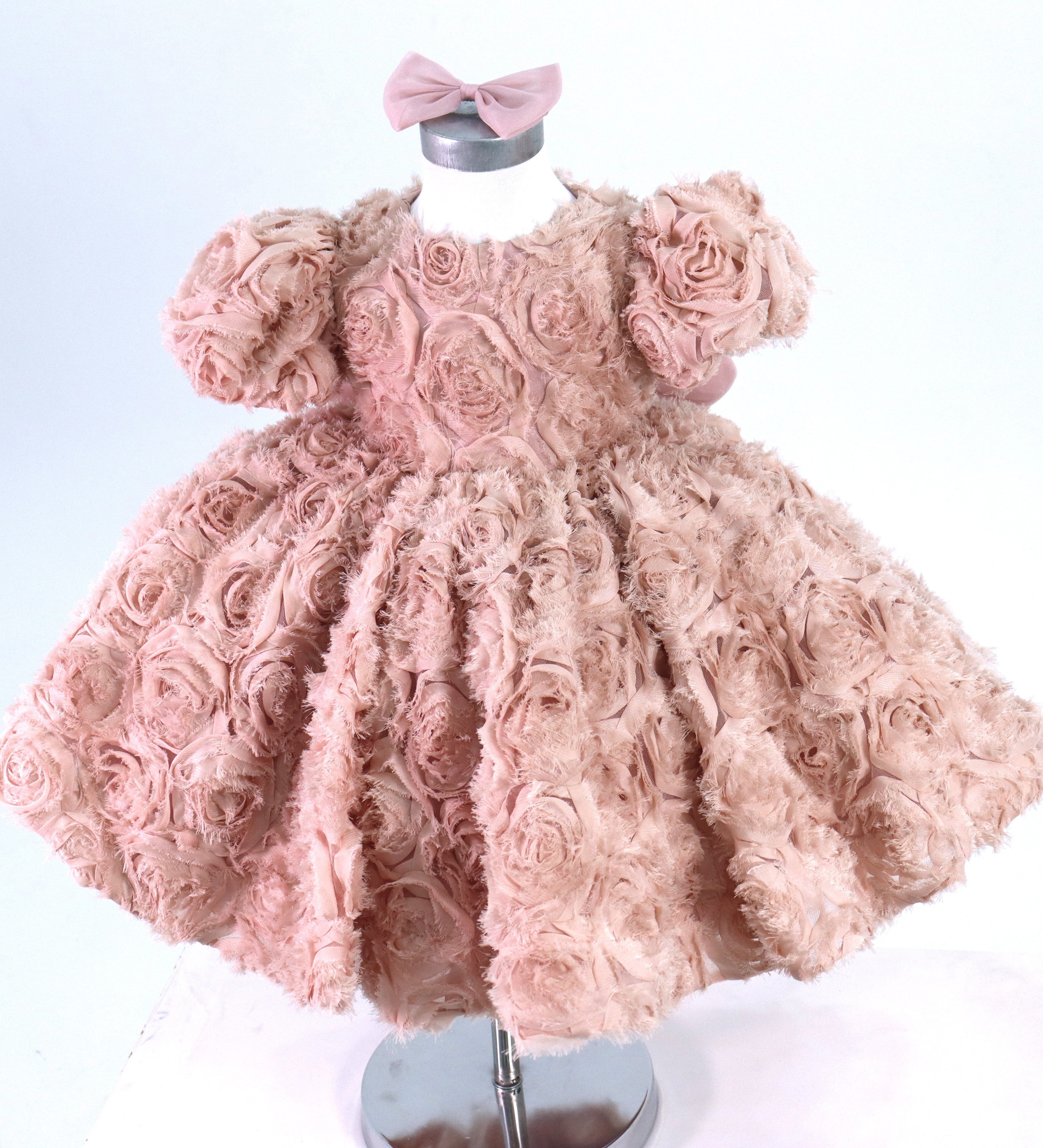 Baby Girl First Birthday Dress - Dusty Pink