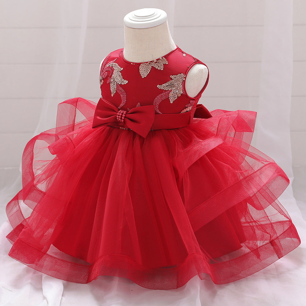 Baby Girl Red Tutu Dress