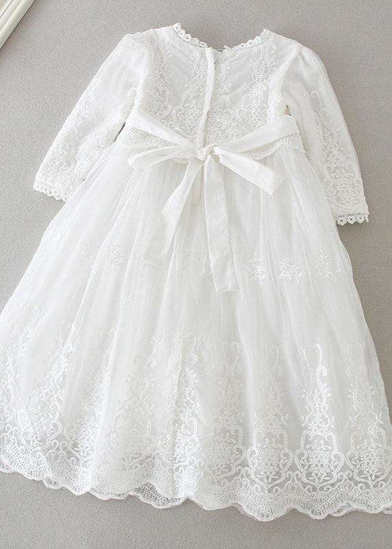 Baby girl Christening gown - Full Sleeves