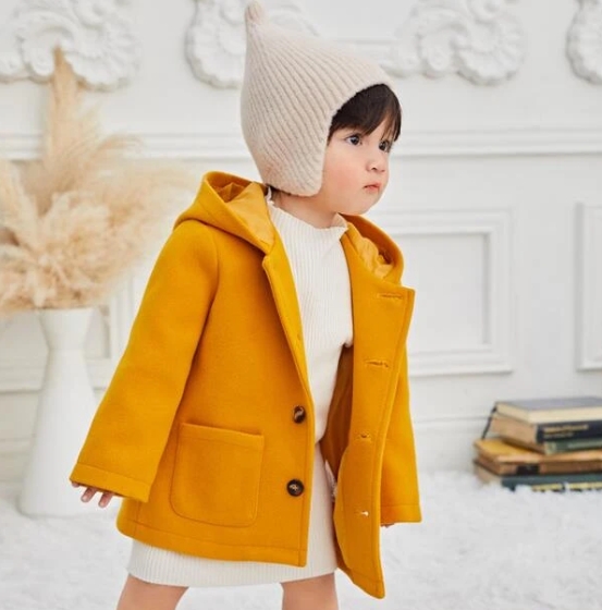 Baby boy 2025 mustard coat