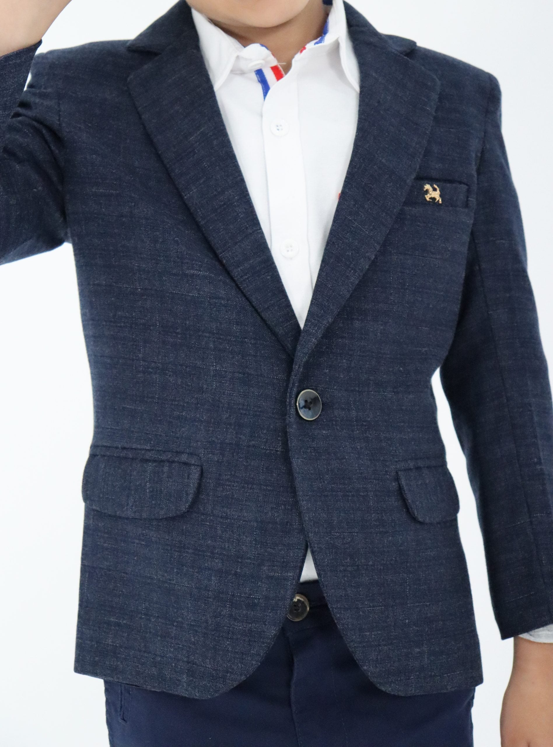 Boys Navy Blue Blazer