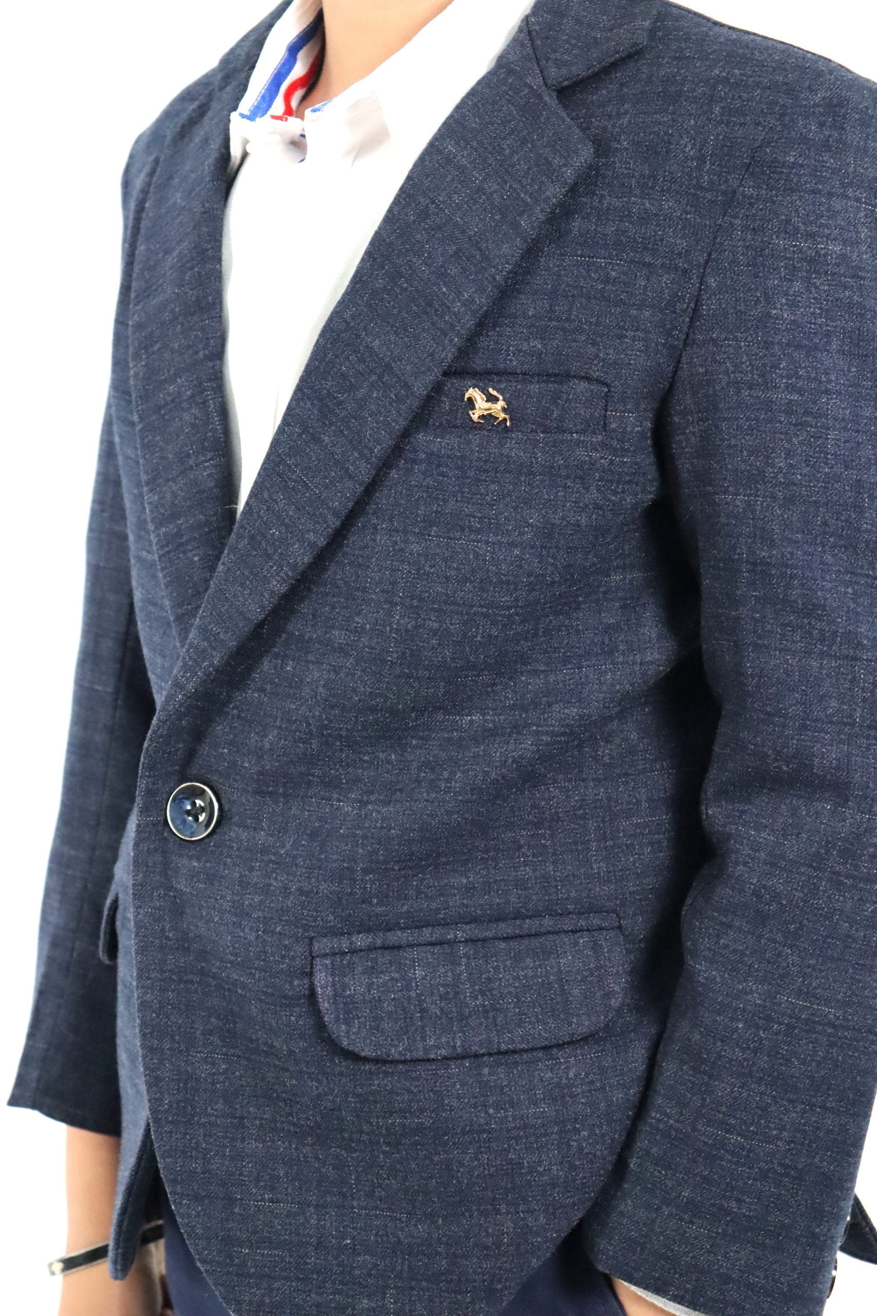 Boys Navy Blue Blazer
