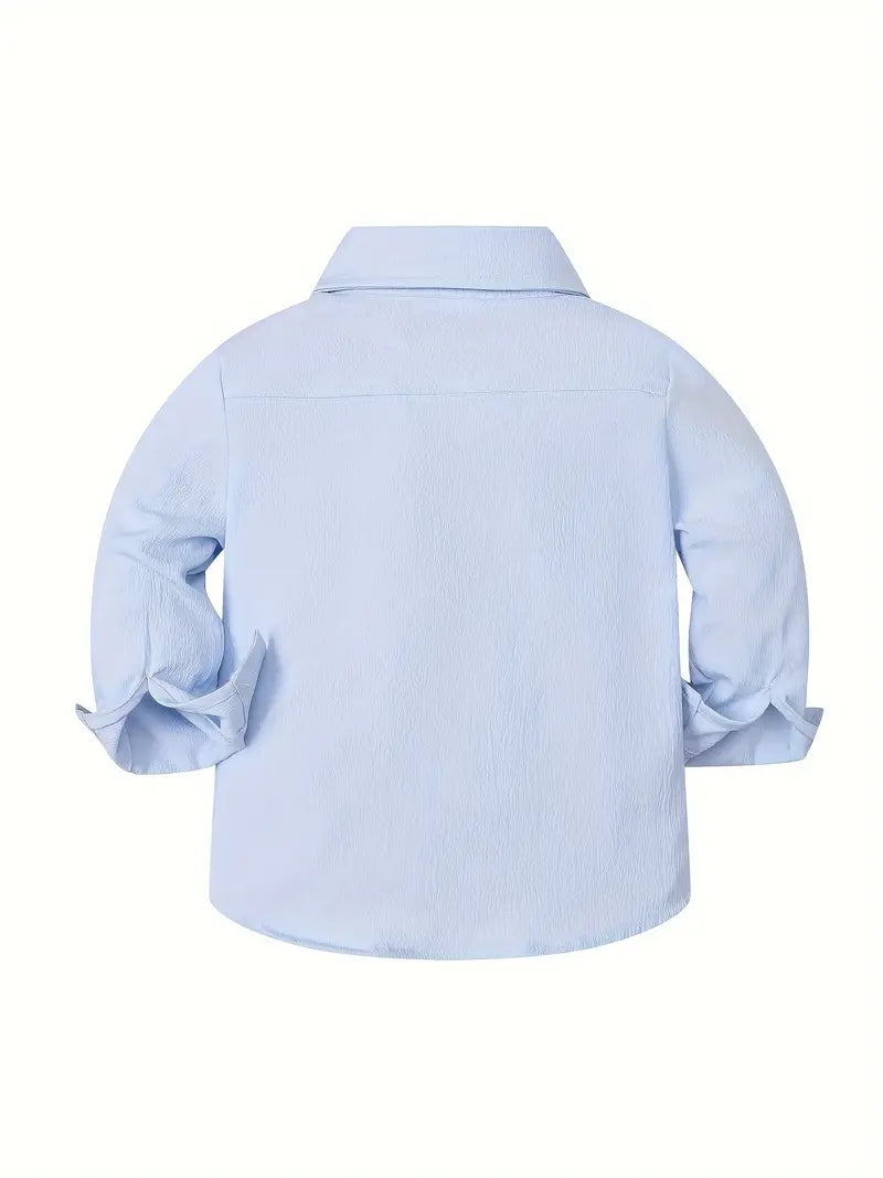 Boys Formal Shirt Blue