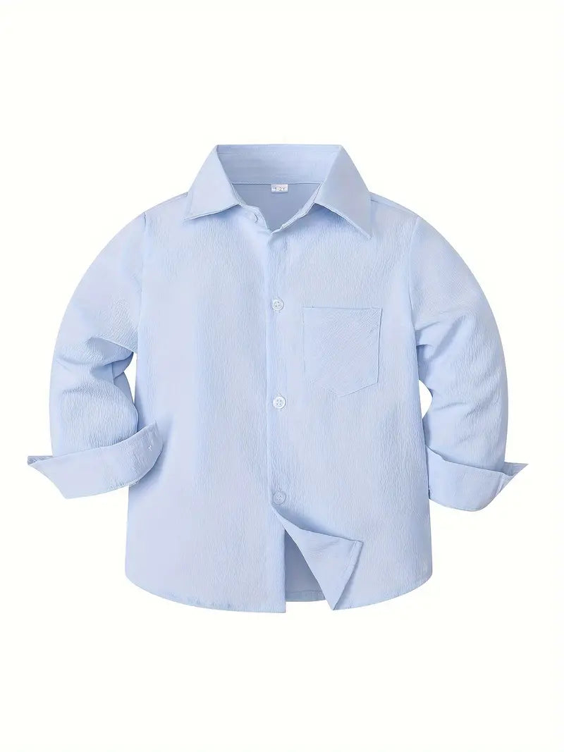 Boys Formal Shirt Blue