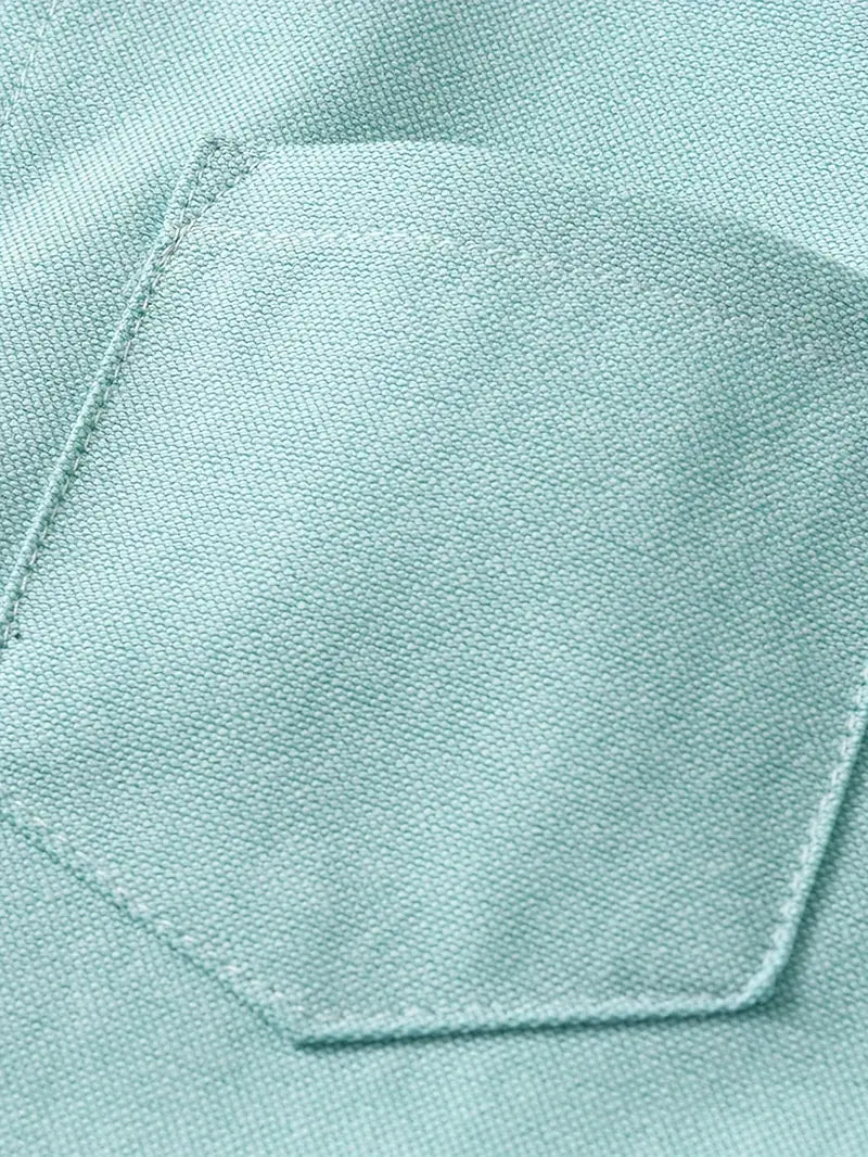 Boys Cotton Blend Green Shirt