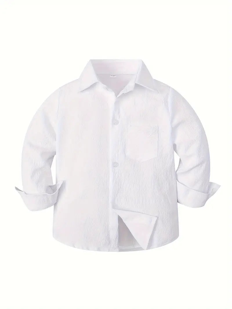 Boys Formal Shirt White