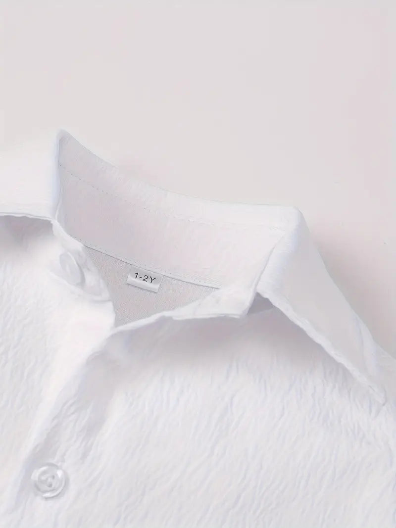 Boys Formal Shirt White