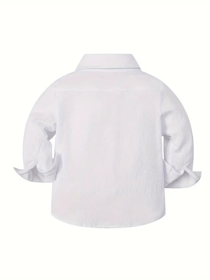 Boys Formal Shirt White