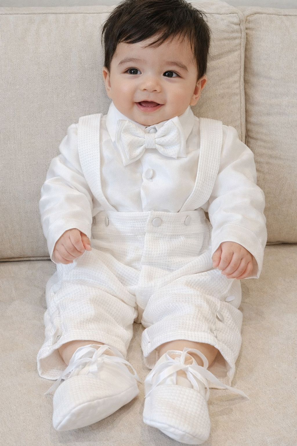 Baby Boy Christening Outfit - Mikado Set