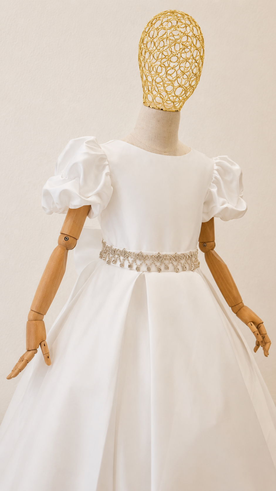 Luxury Holy Communion Dress - Mikado Dress