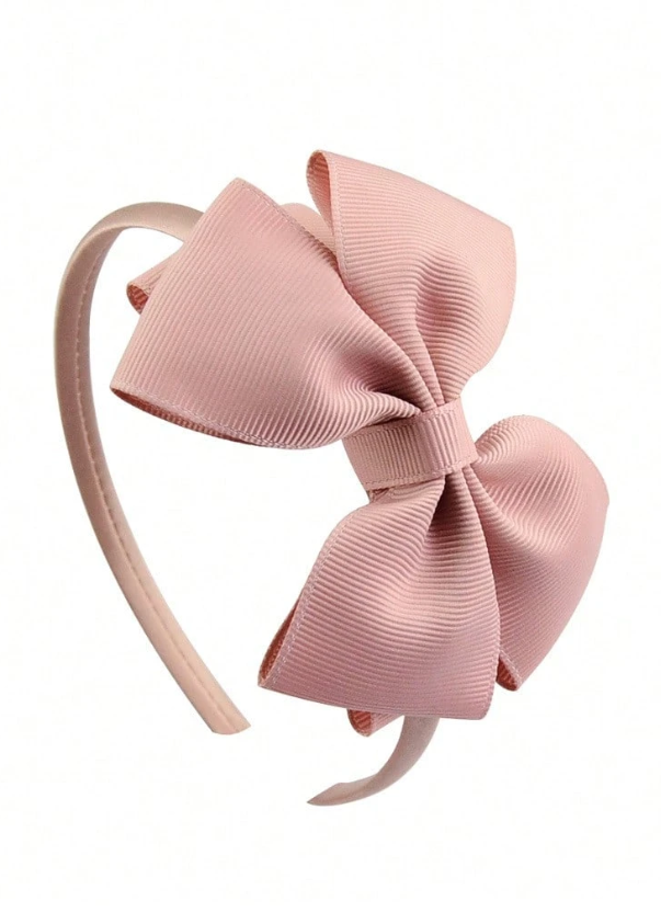 Dusty Pink Bow Headband