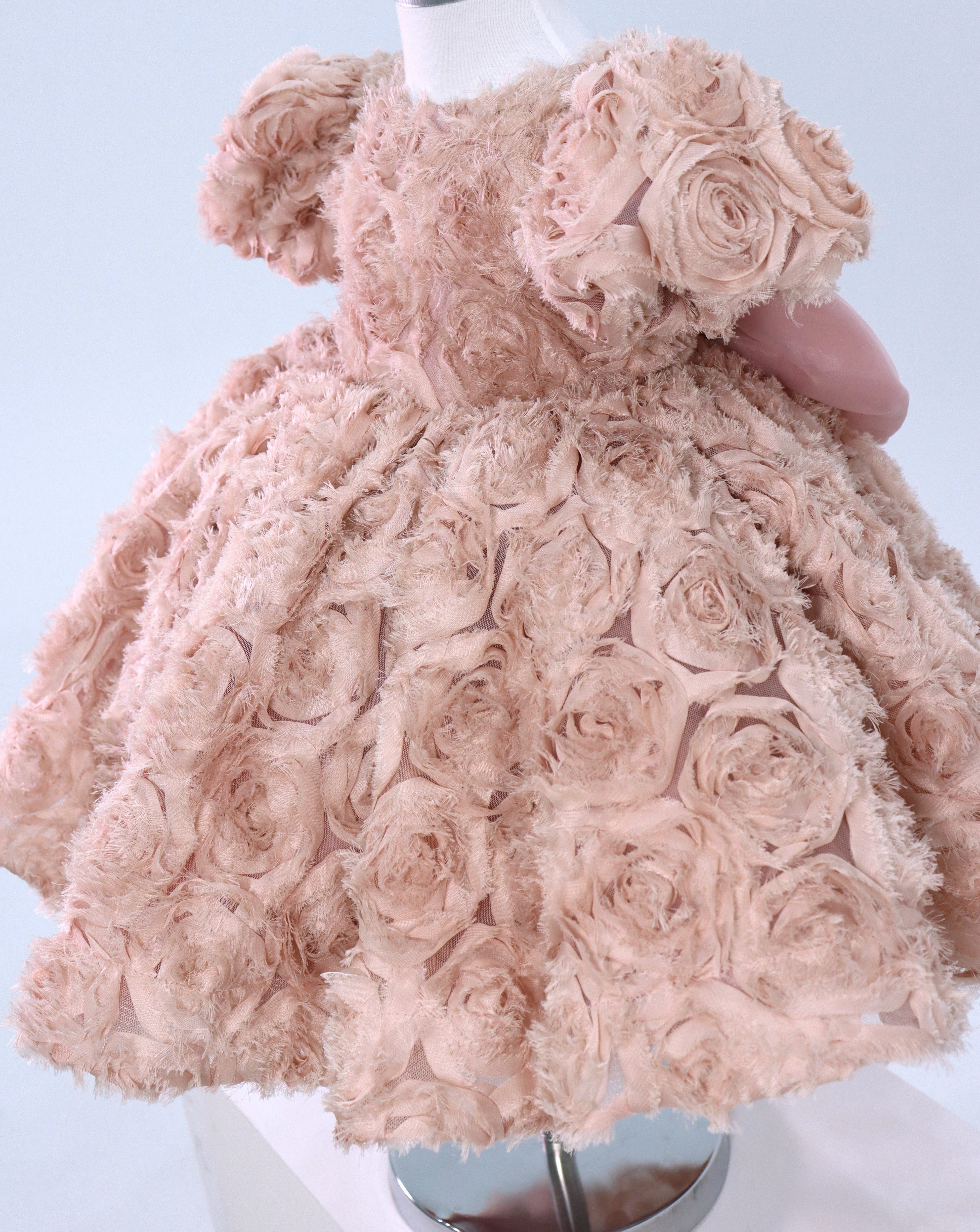 Baby Girl First Birthday Dress - Dusty Pink