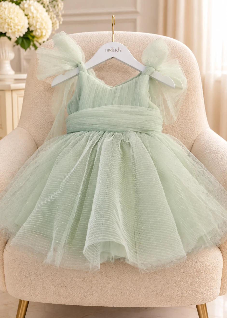 Baby Girl First Birthday Dress - Fuchsia Pink