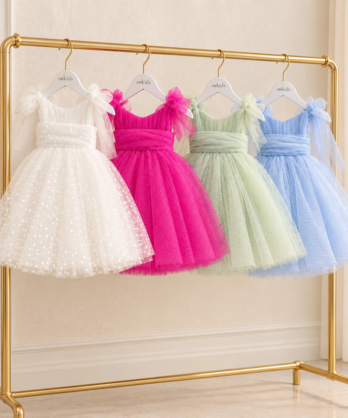 Baby Girl First Birthday Dress - Fuchsia Pink
