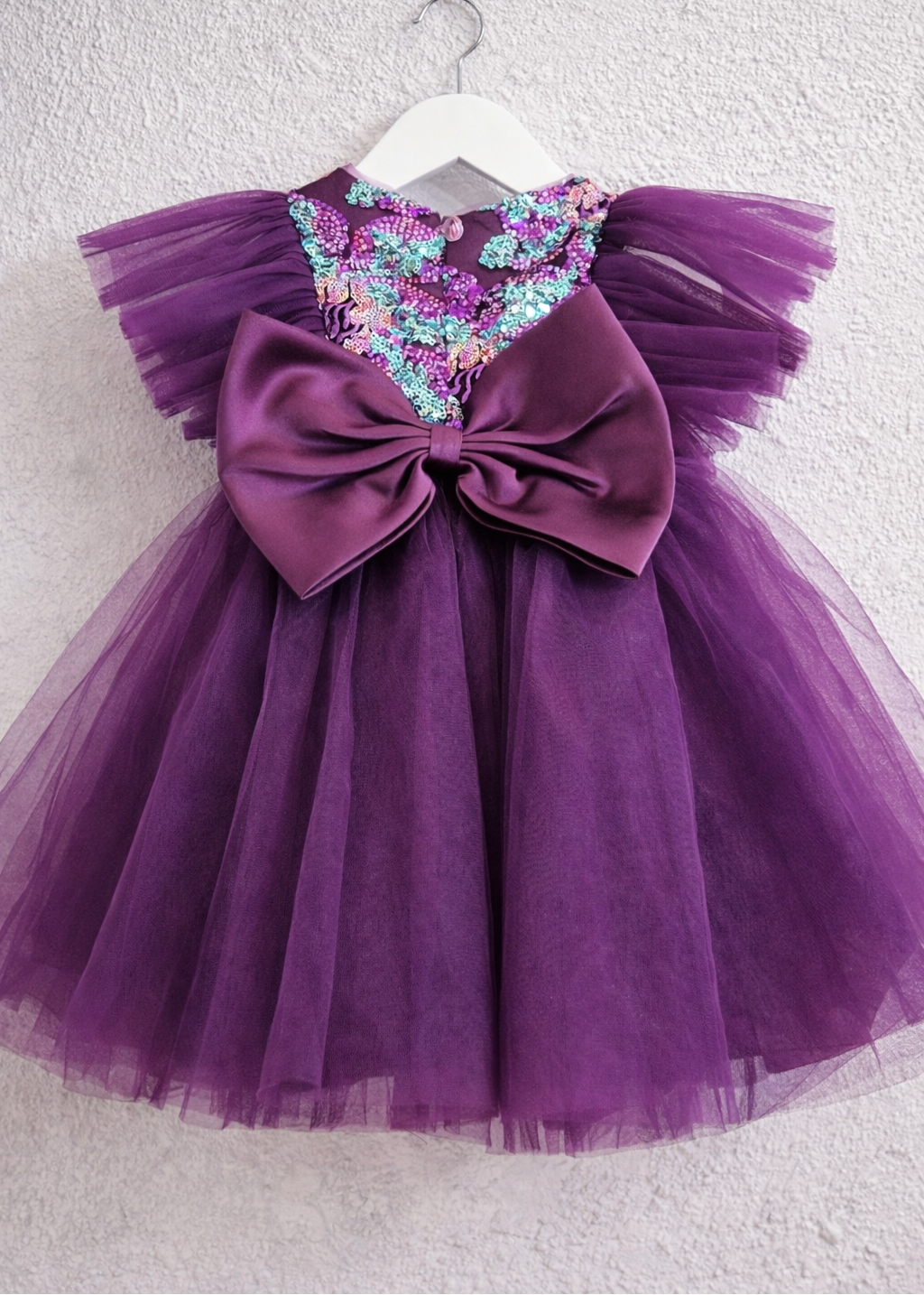 First Birthday Dress - Purple Dress