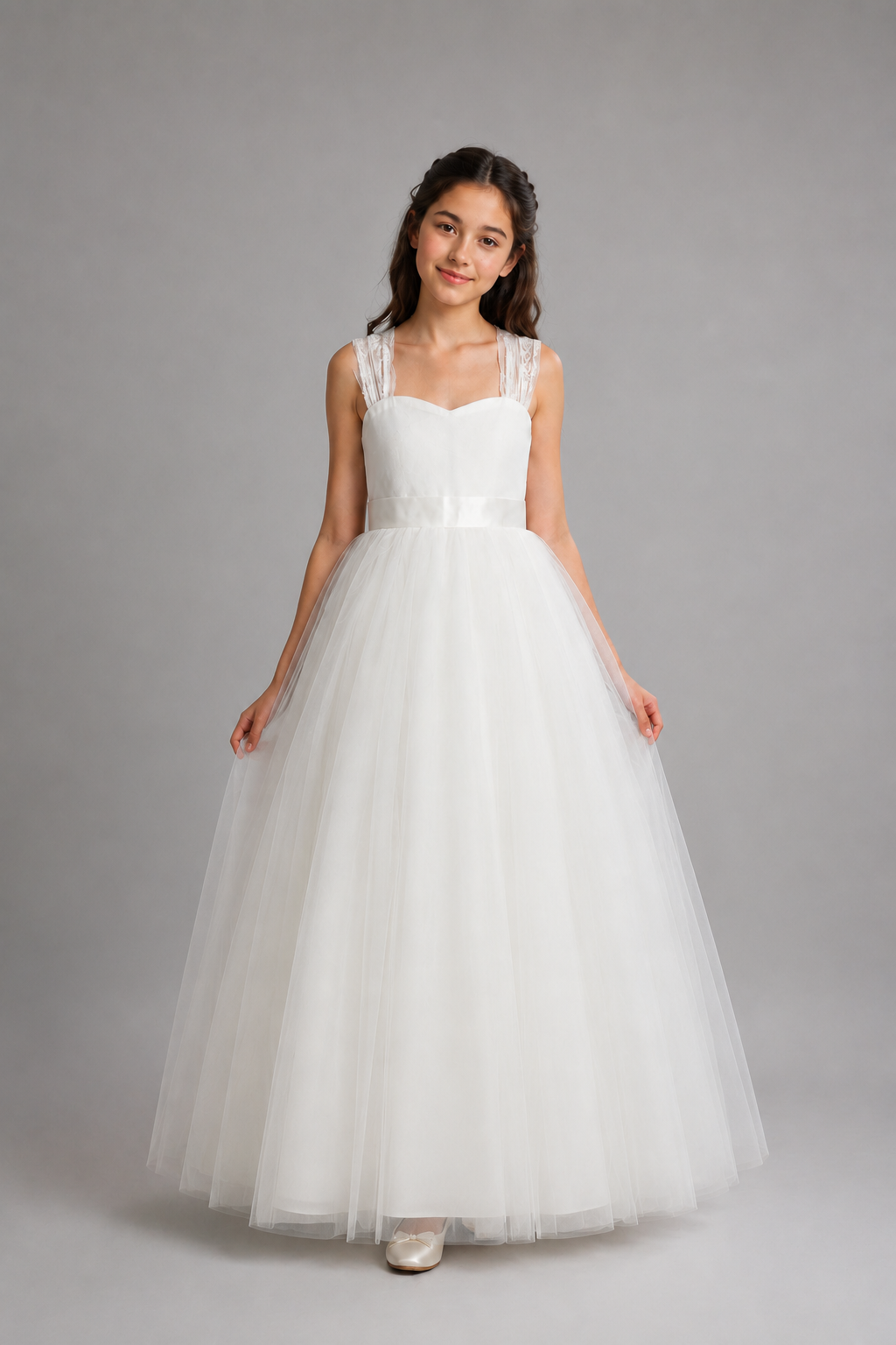 Flower Girl Dress - Cross Back