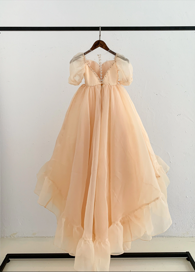 Flower Girl Beige Gown 01