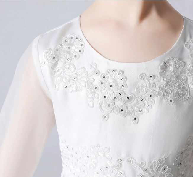 Long Sleeve Communion Dress
