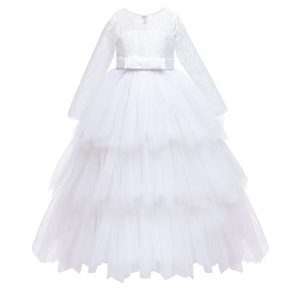 Long Sleeve First Communion Dress