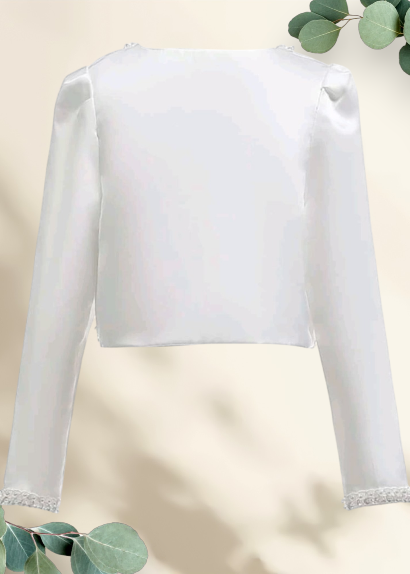 Girls Bolero - Ivory