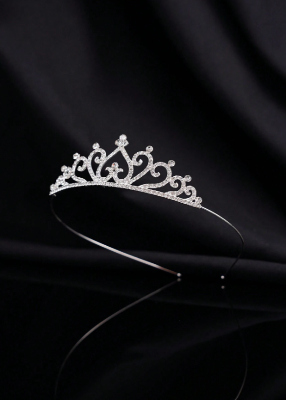 Girls Tiara silver