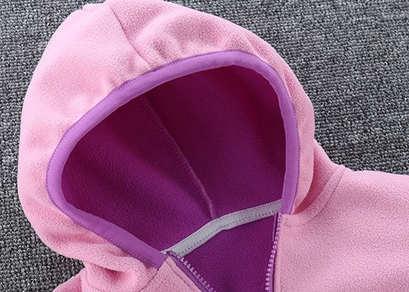 Fleece Winter Warm Hooded Jacket