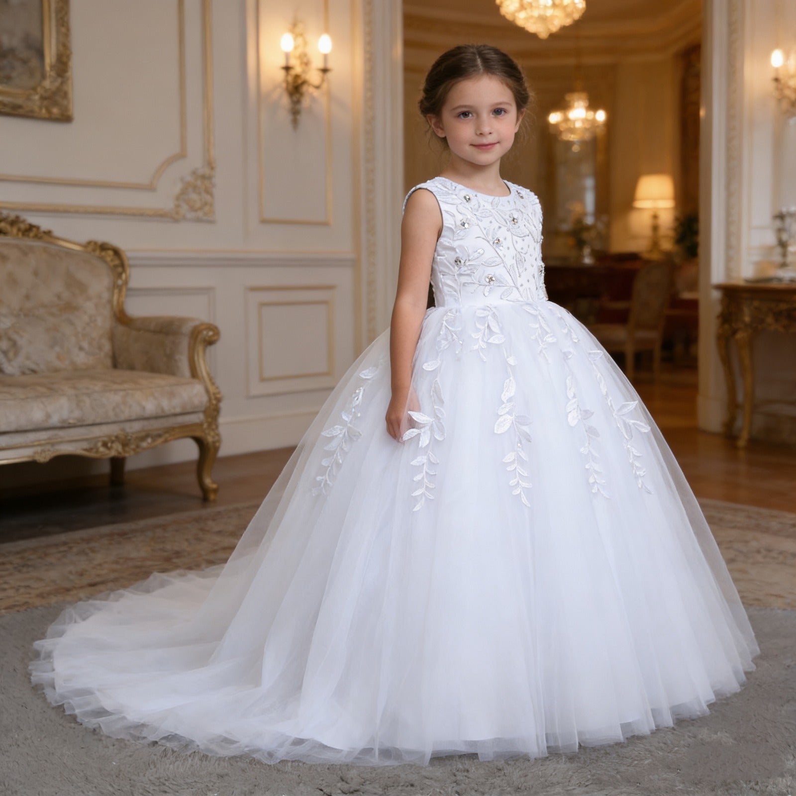 Pure White Holy Communion Dress