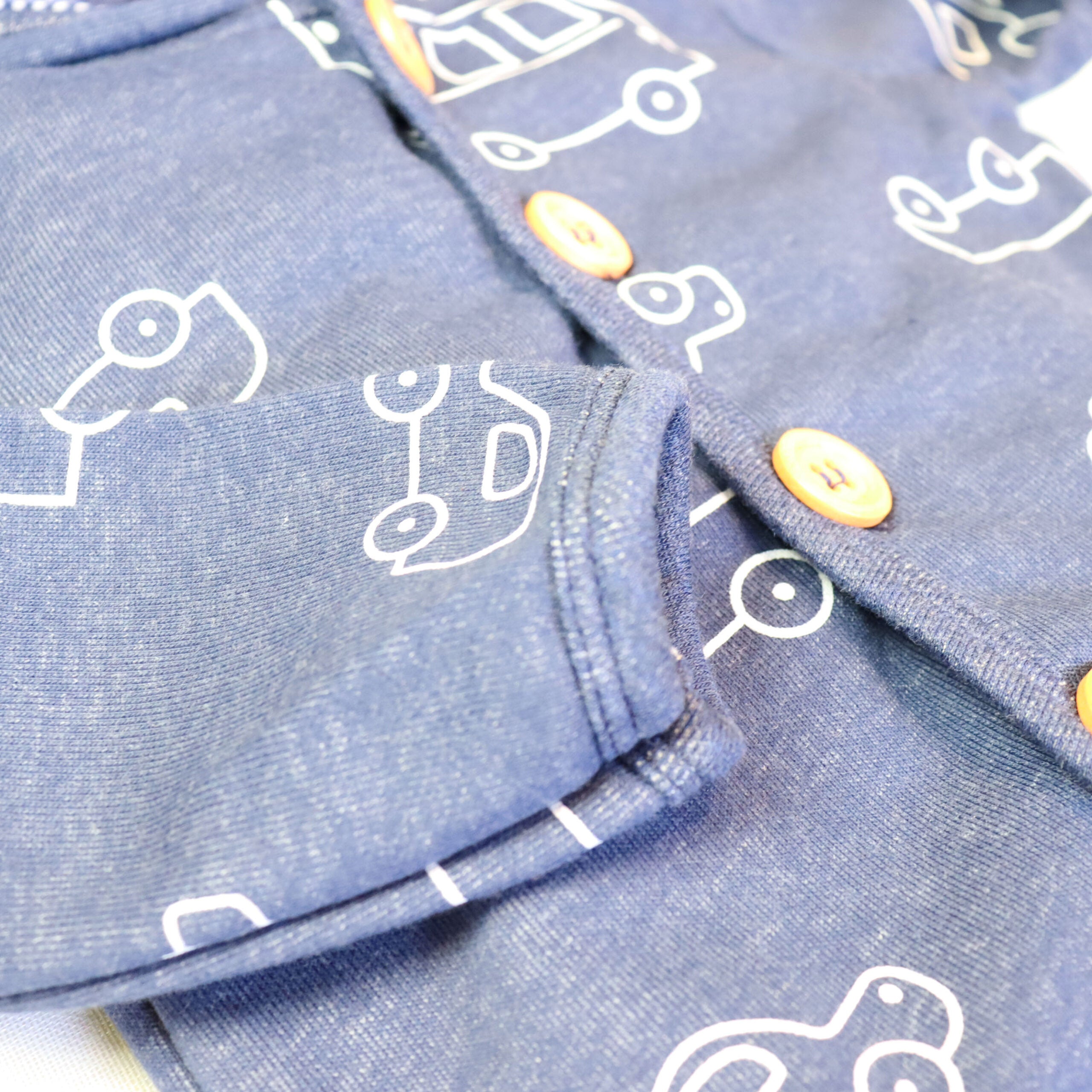 Spring Hooded Baby Boy Suit 3 piece Set - Blue