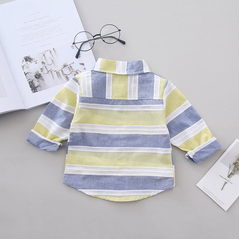 Boys Cotton Long Sleeve Casual Shirt