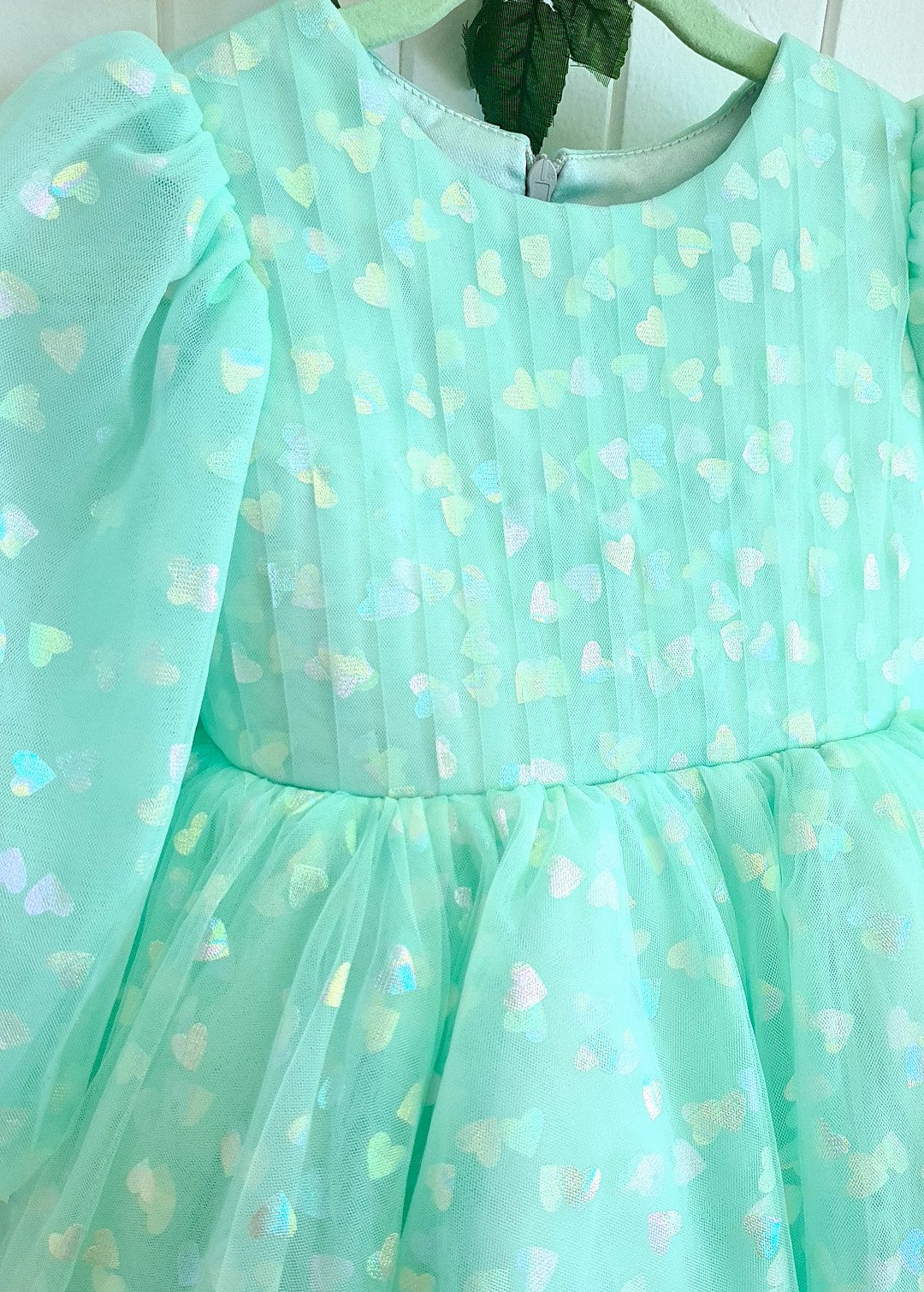 Baby Girl First Birthday Dress -Yellow/Green