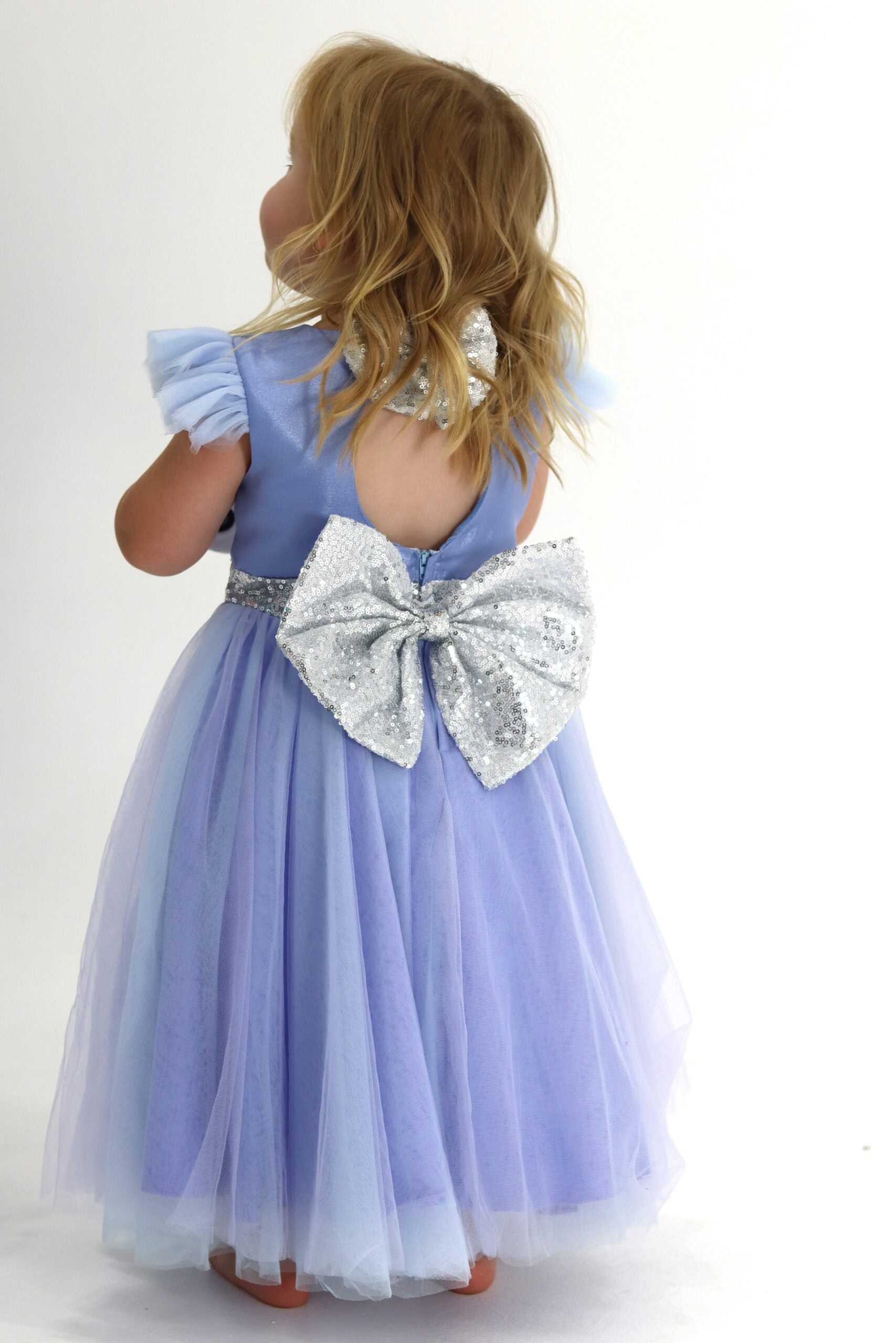 High Quality Formal Party Dress With Sequin Bow